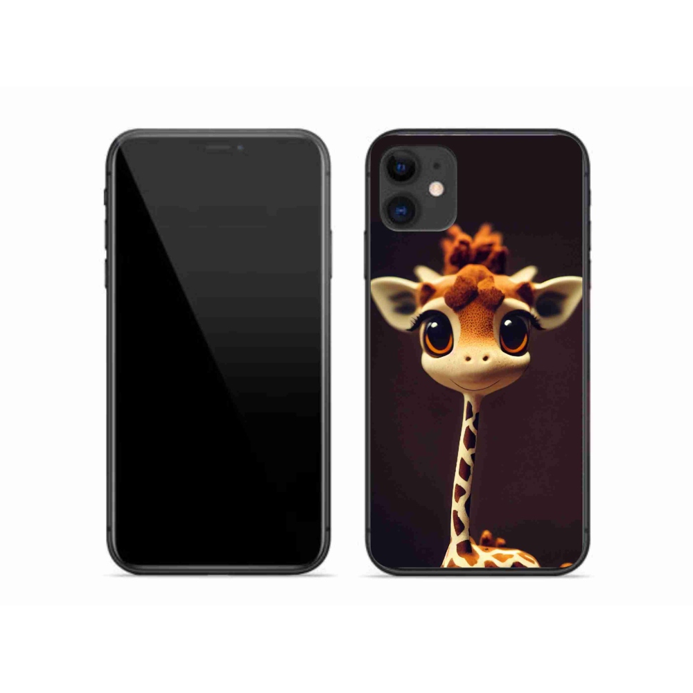 Zselés borítás mmCase iPhone 11 készülékhez - kis zsiráf