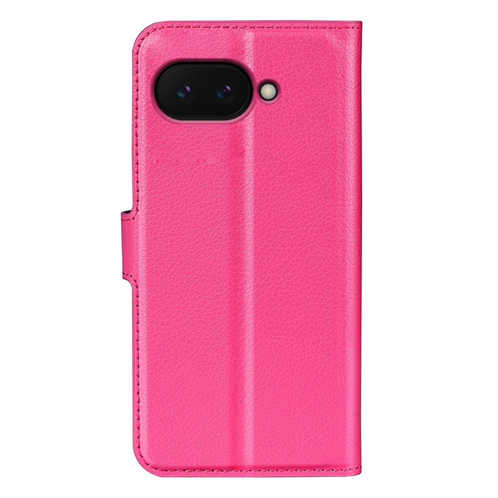 Litchi könyv tok Google Pixel 9a - rózsa