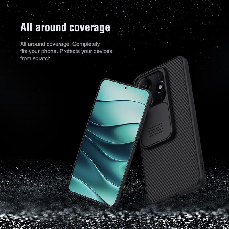 Nillkin CamShield hátlap Xiaomi Redmi Note 14 5G kékhez