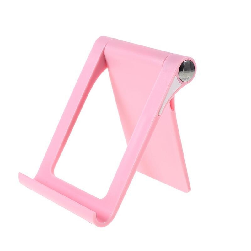 V-Stand állítható mobiltelefon állvány - rózsaszín