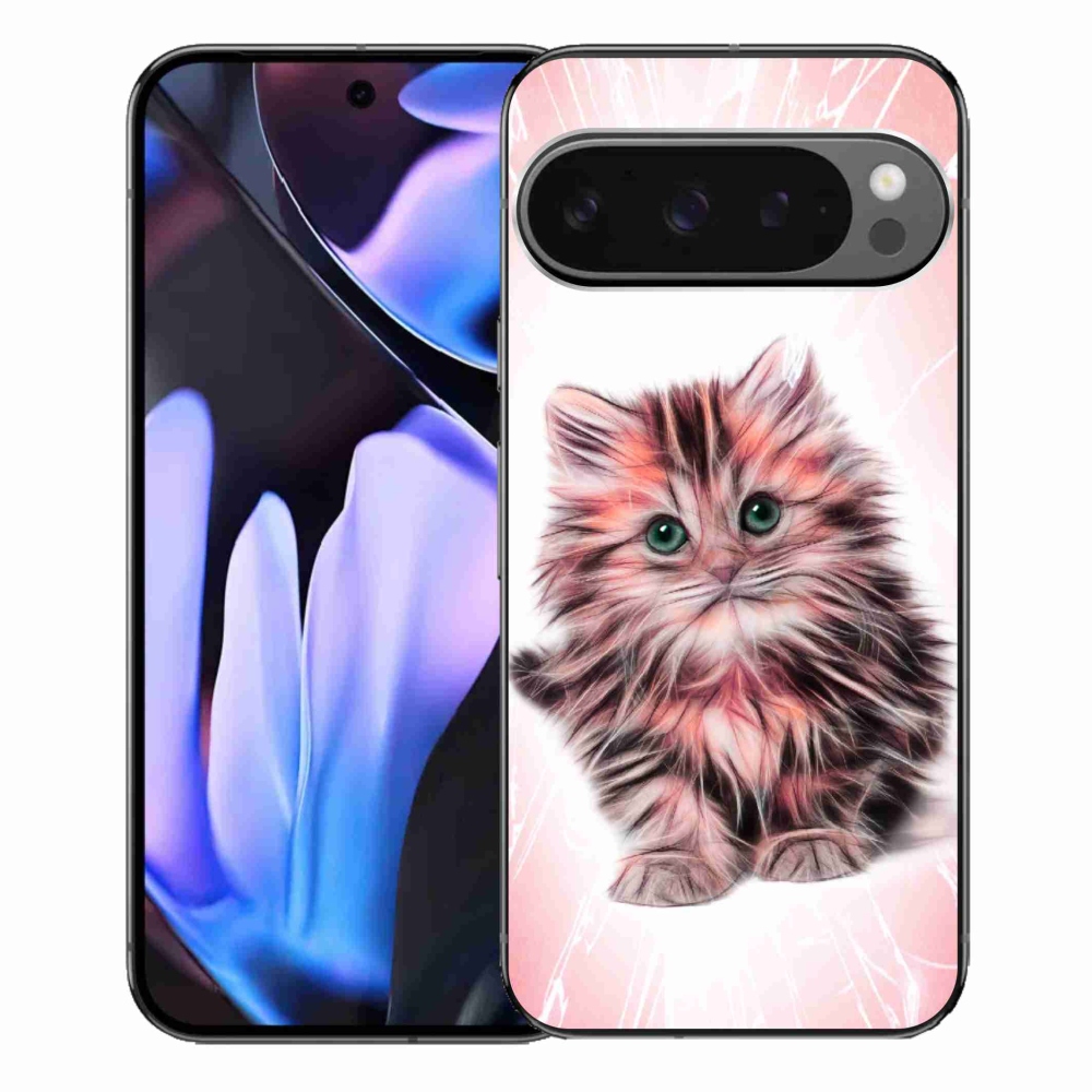 Gél borítás mmCase a Google Pixel 9 Pro XL-hez - aranyos cica