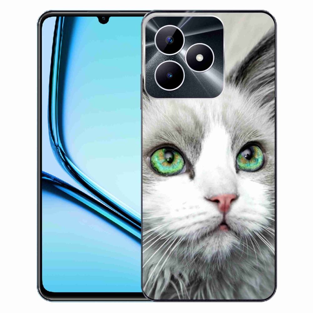 Zselés borítás mmCase a Realme Note 50 készülékhez - cat view