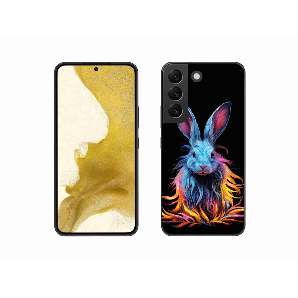 Gél borítás mmCase Samsung Galaxy S22 5G - absztrakt nyúl - Samsung Galaxy S22 5G - absztrakt nyúl