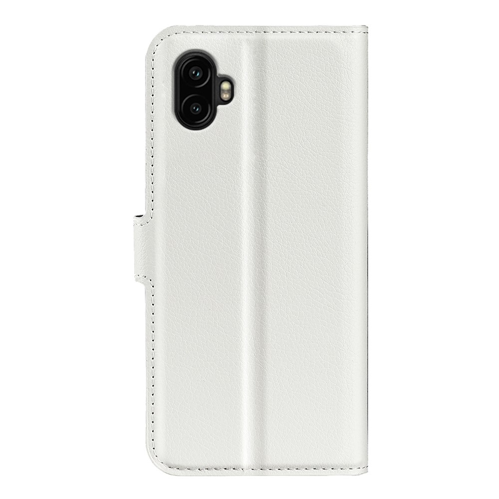 Litchi könyv tok Samsung Galaxy Xcover 7 Pro készülékhez - fehér