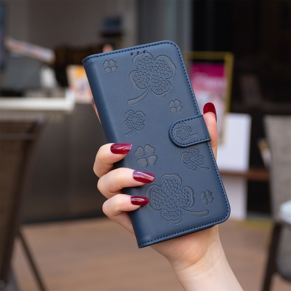 Clover book tok Xiaomi Redmi Note 14 Pro-hoz - kék