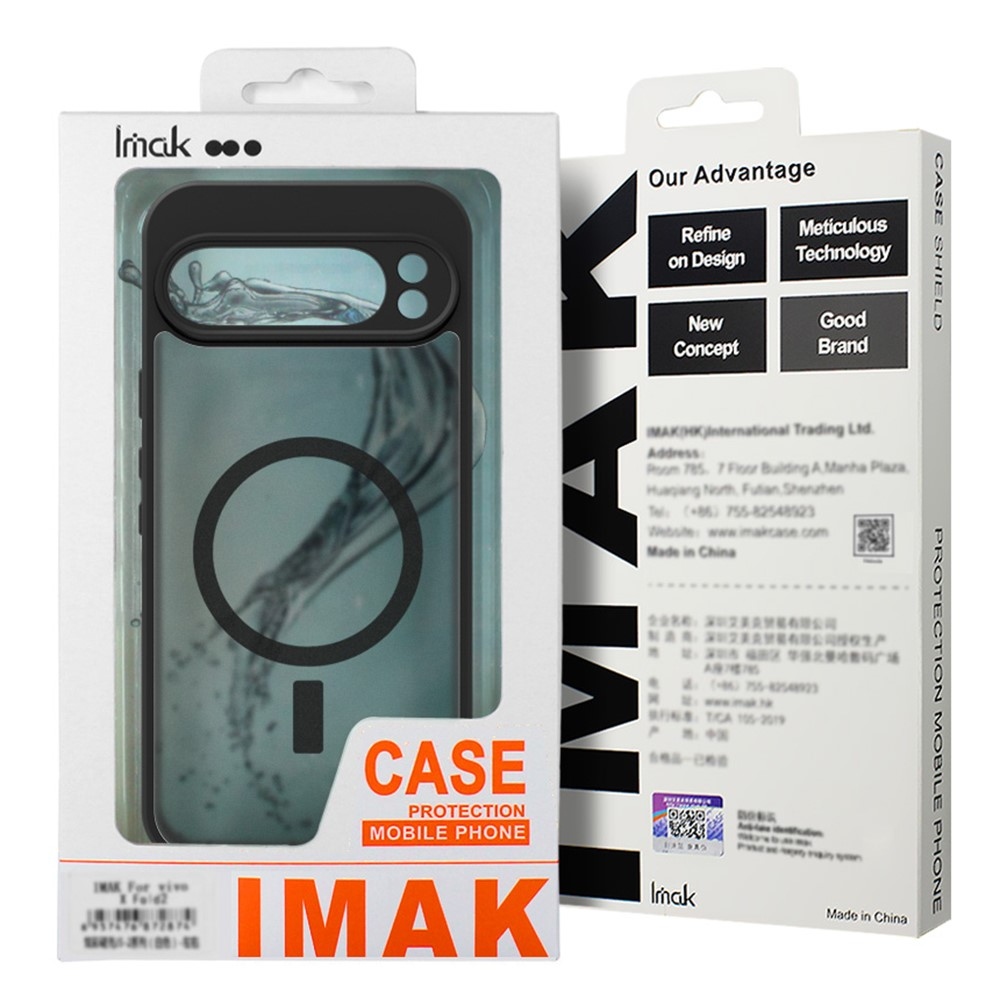Matt zselés tok MagSafe tokkal a Xiaomi Poco F7 Ultra 5G-re - fekete