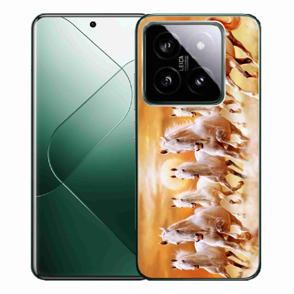 Gél tok mmCase a Xiaomi 14 Pro-hoz - lovak 2
