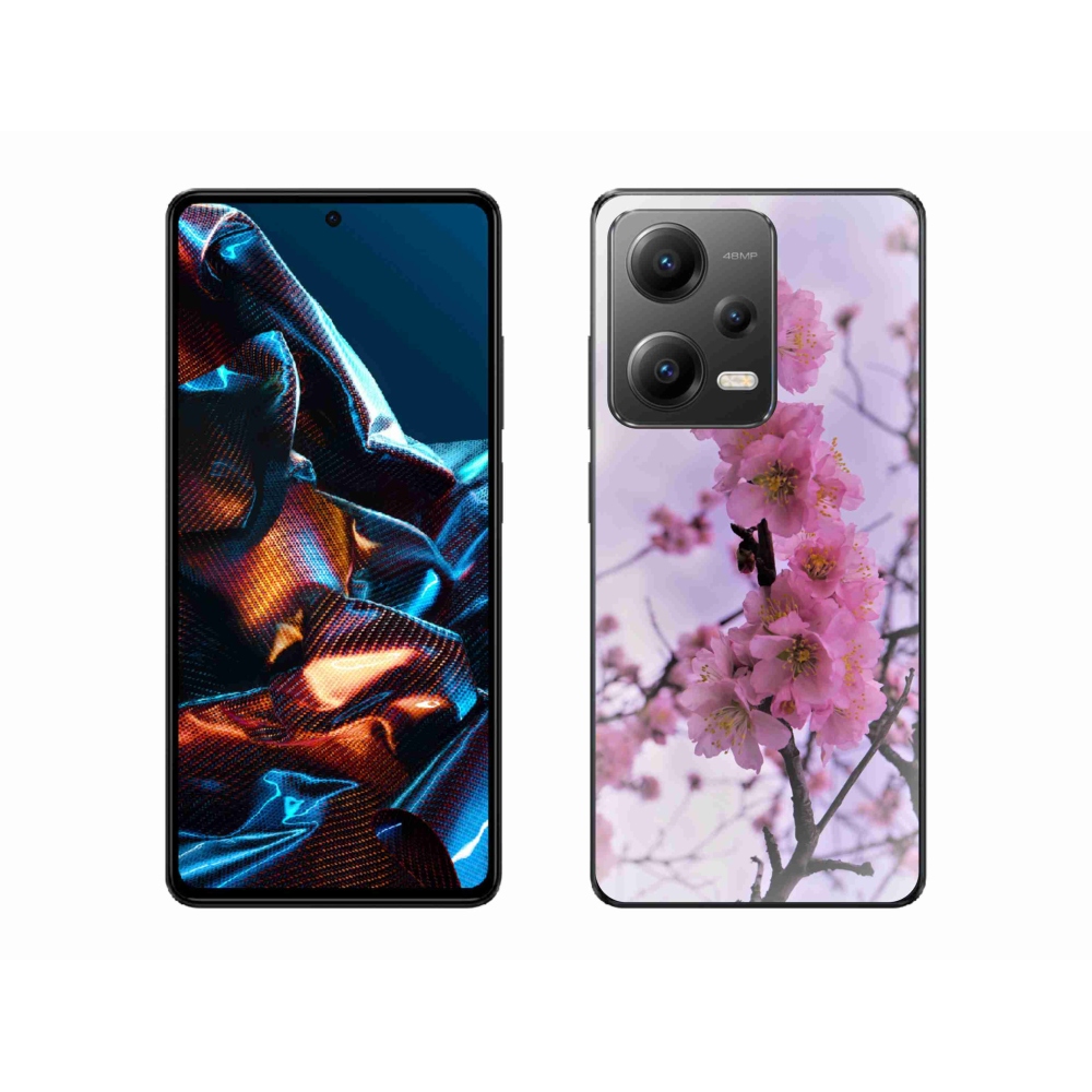 Gél borító mmCase a Xiaomi Redmi Note 12 Pro 5G-hez - virágok 7