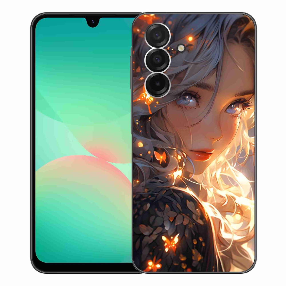 Gél borítás mmCase Samsung Galaxy A26 5G - lány és pillangók