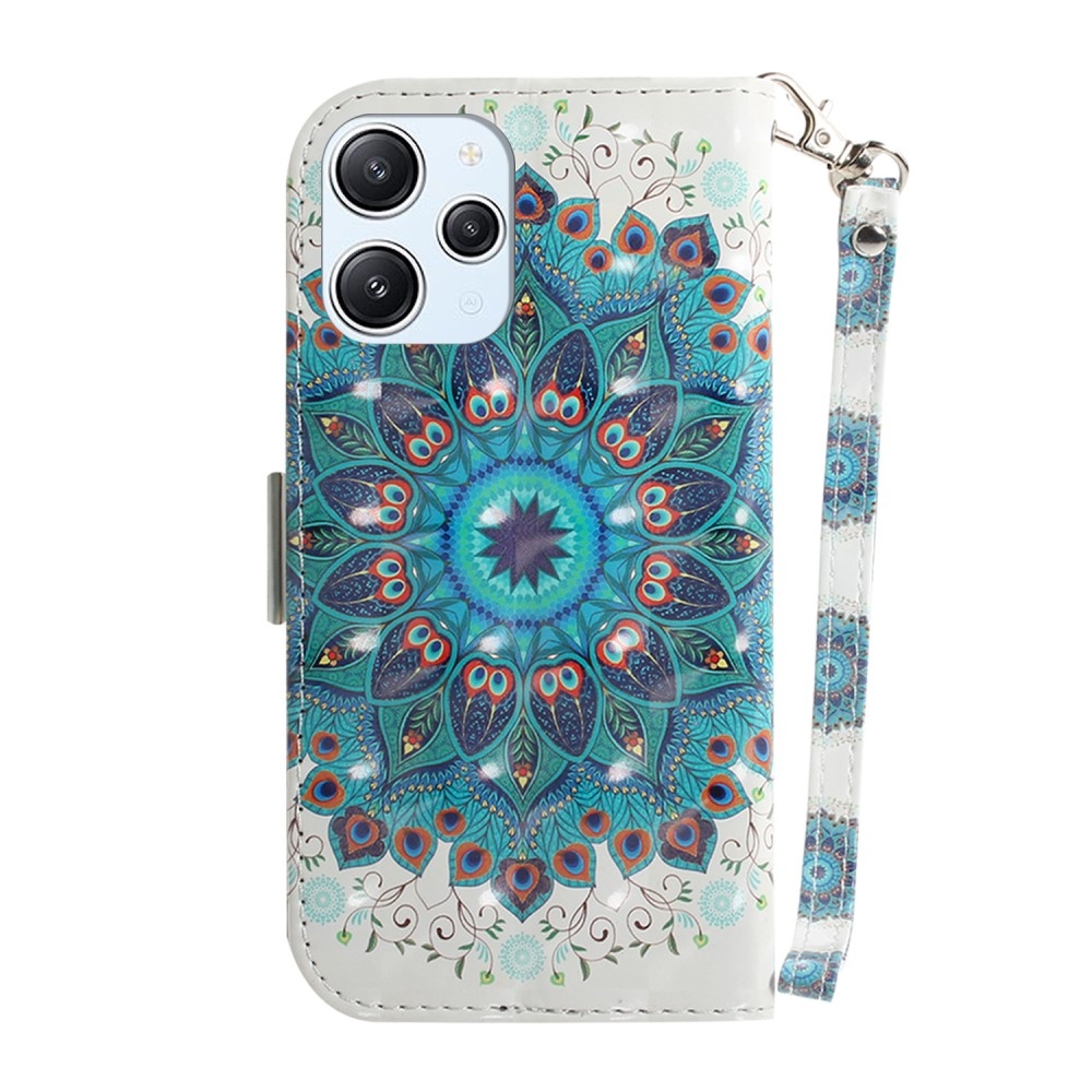 Nyomtatott könyv tok a Xiaomi Redmi 12 4G/5G készülékhez - mandala