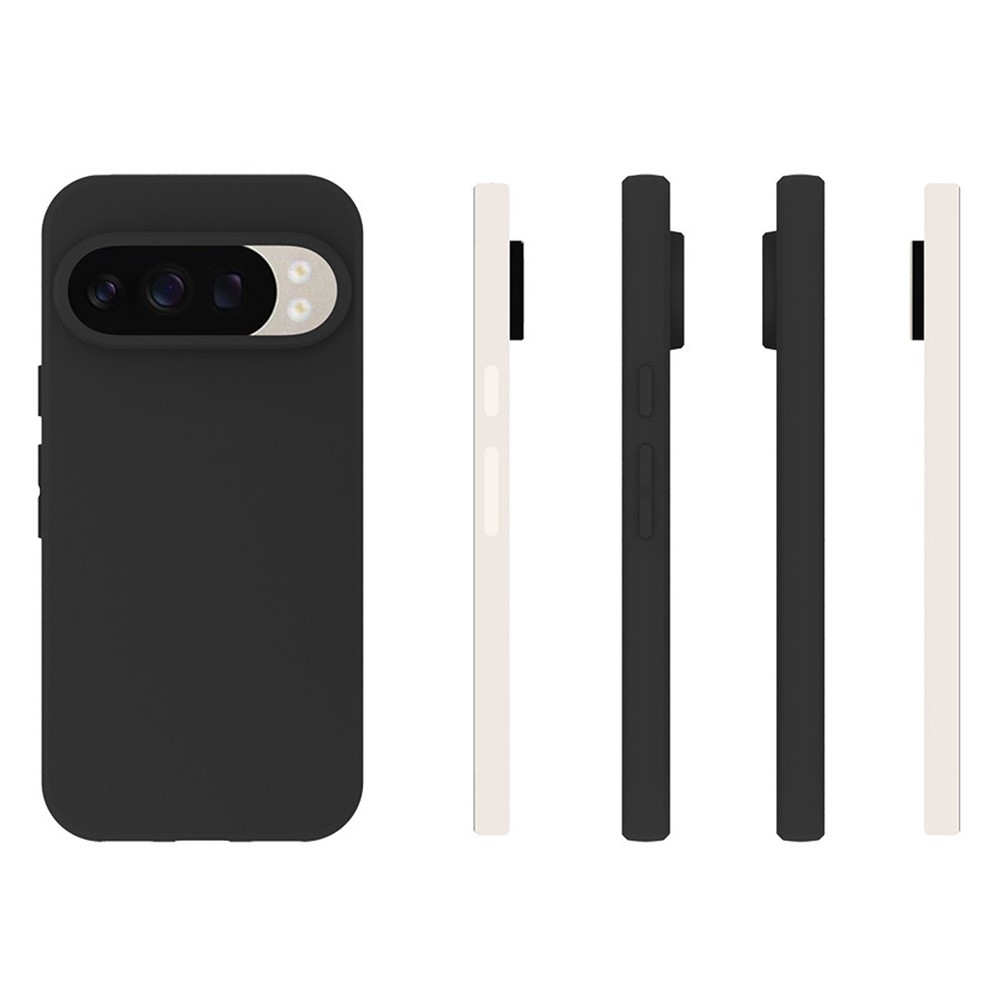 Matt zselés tok a Google Pixel 10 Pro/Pixel 10 készülékhez - fekete