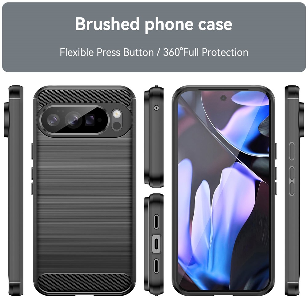 Szénálló zselés tok a Google Pixel 10 Pro XL-hez - fekete