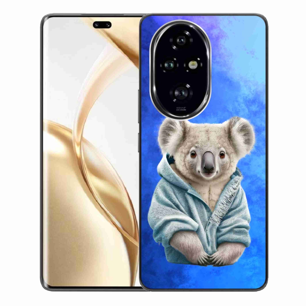 Zselés borítás mmCase a Honor 200 Pro 5G számára - koala pulóverben