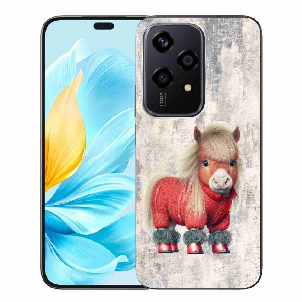 Zselés borítás mmCase a Honor 200 Lite 5G számára - póni pulóverben