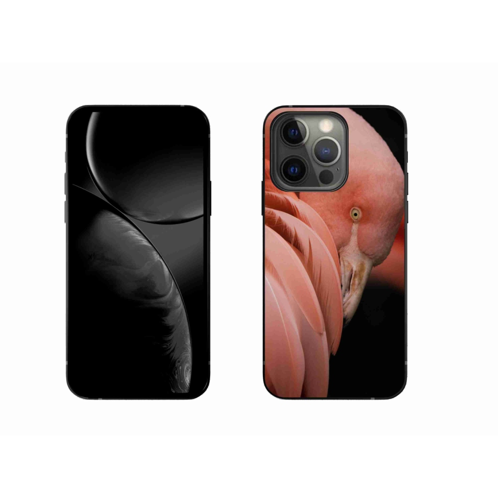 Zselés borítás mmCase iPhone 13 Pro 6.1 készülékhez - flamingó 3