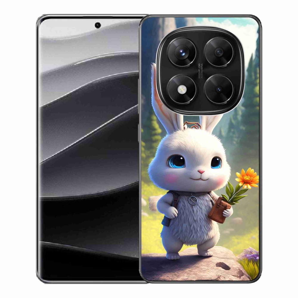 Gél borítás mmCase a Xiaomi Redmi Note 14 Pro 5G/Poco X7 5G számára - aranyos nyuszi