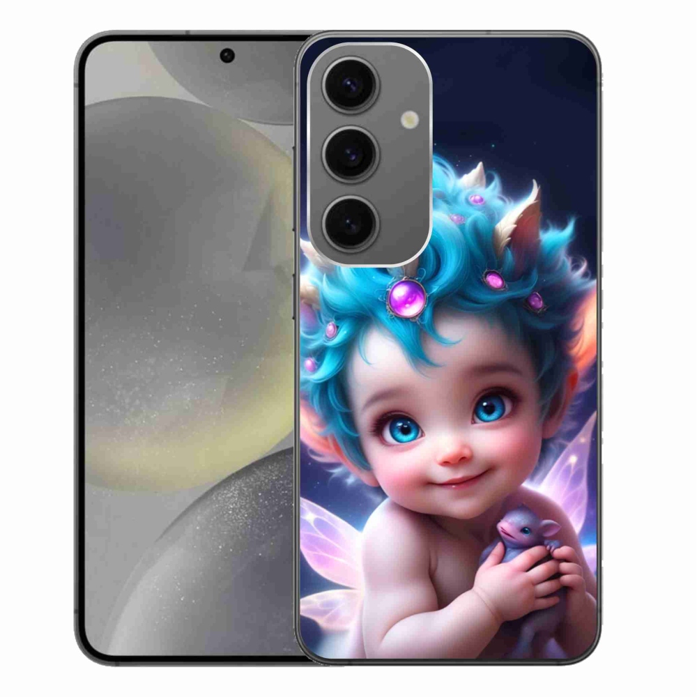 Gél borítás mmCase Samsung Galaxy S24+ készülékhez - baba pillangószárnyakkal
