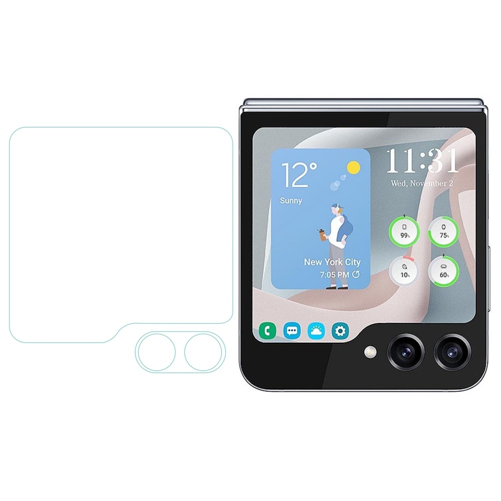 A Samsung Galaxy Z Flip5 5G kamera lencséjének üvege