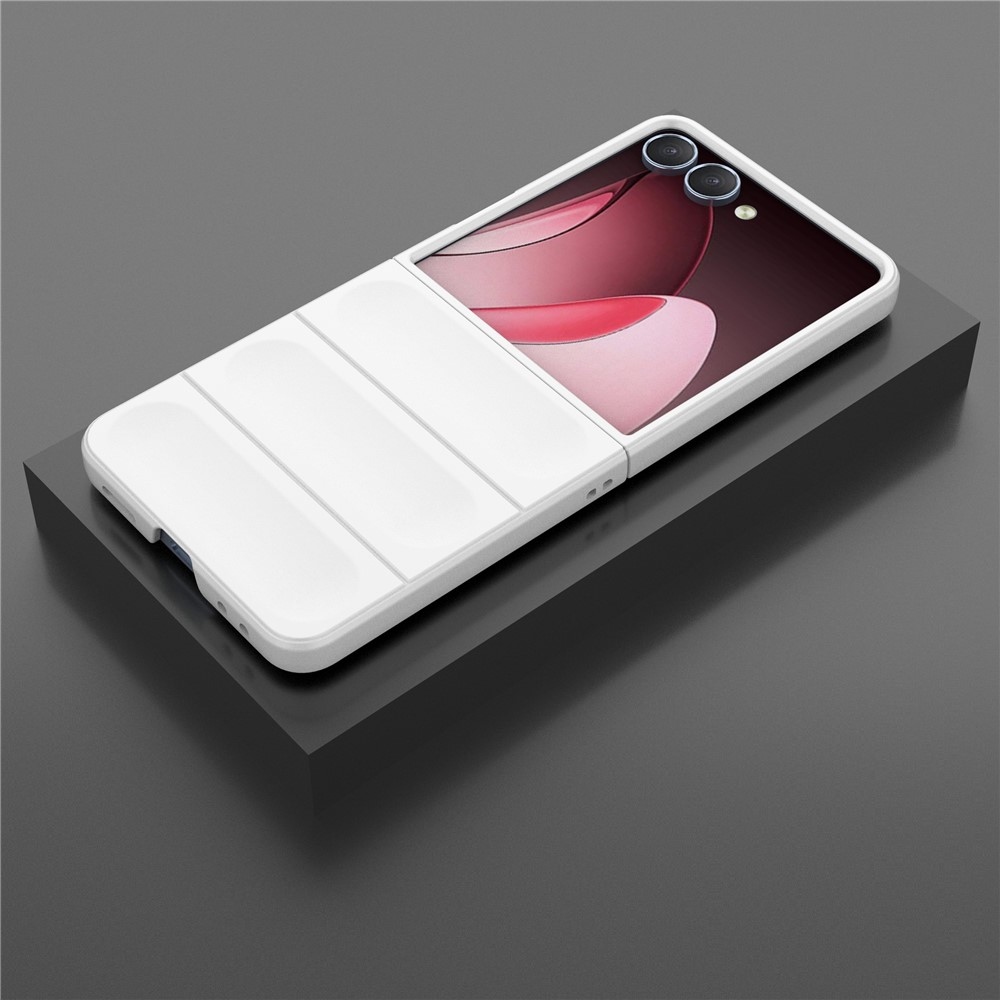 Rugg tartós zselés tok Samsung Galaxy Z Flip7 5G készülékhez - fehér
