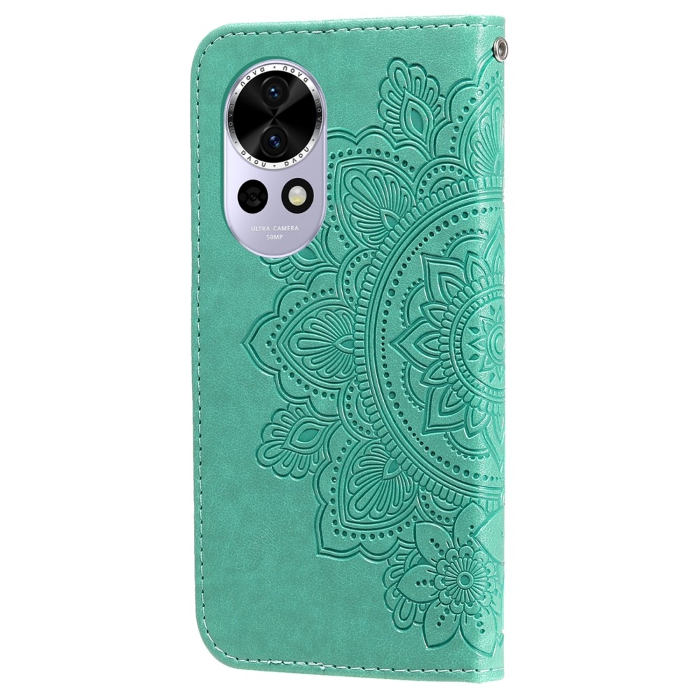 Mandala könyvtáska Huawei Nova 13 5G - teal - teal