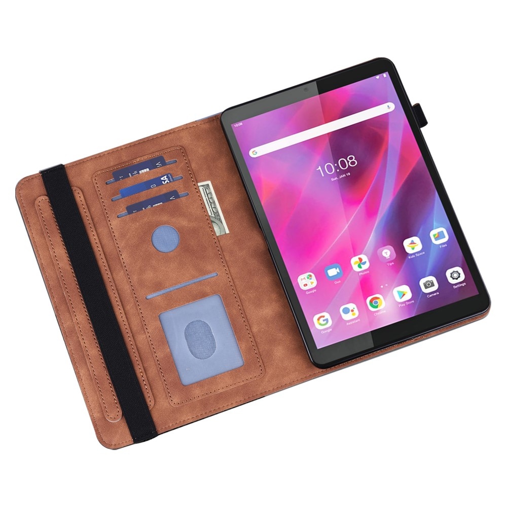 Virágos tok Lenovo Tab M8 4. generációs (2024) Lenovo Tab M8 4. generációs (2024) - barna