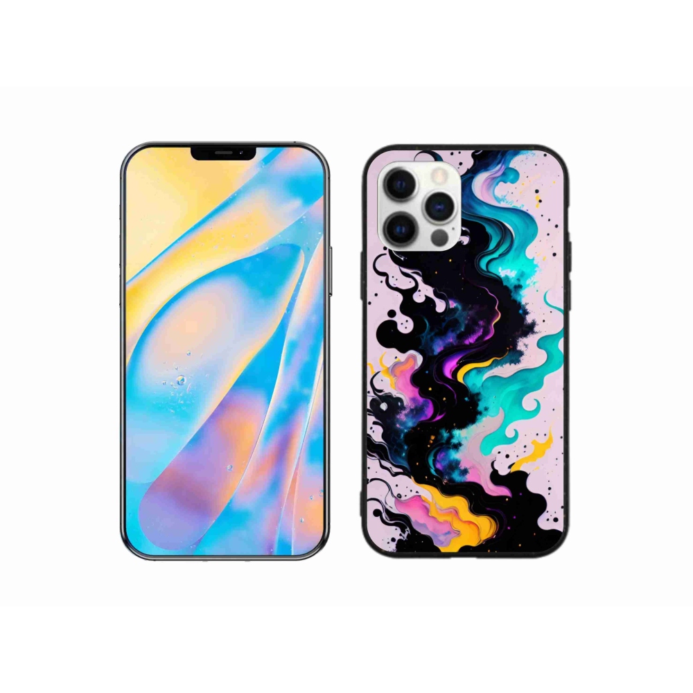 Gél borítás mmCase iPhone 12 készülékhez - absztrakt motívum 4