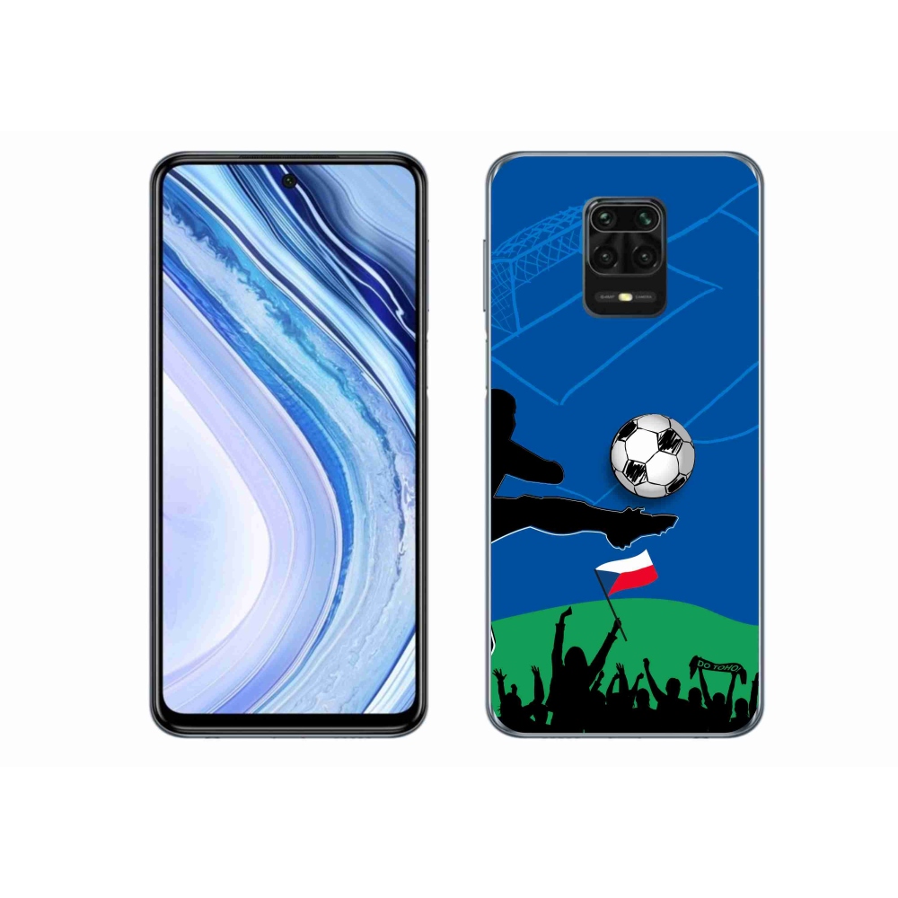 Gél borítás mmCase a Xiaomi Redmi Note 9S-hez - futballszurkolóknak