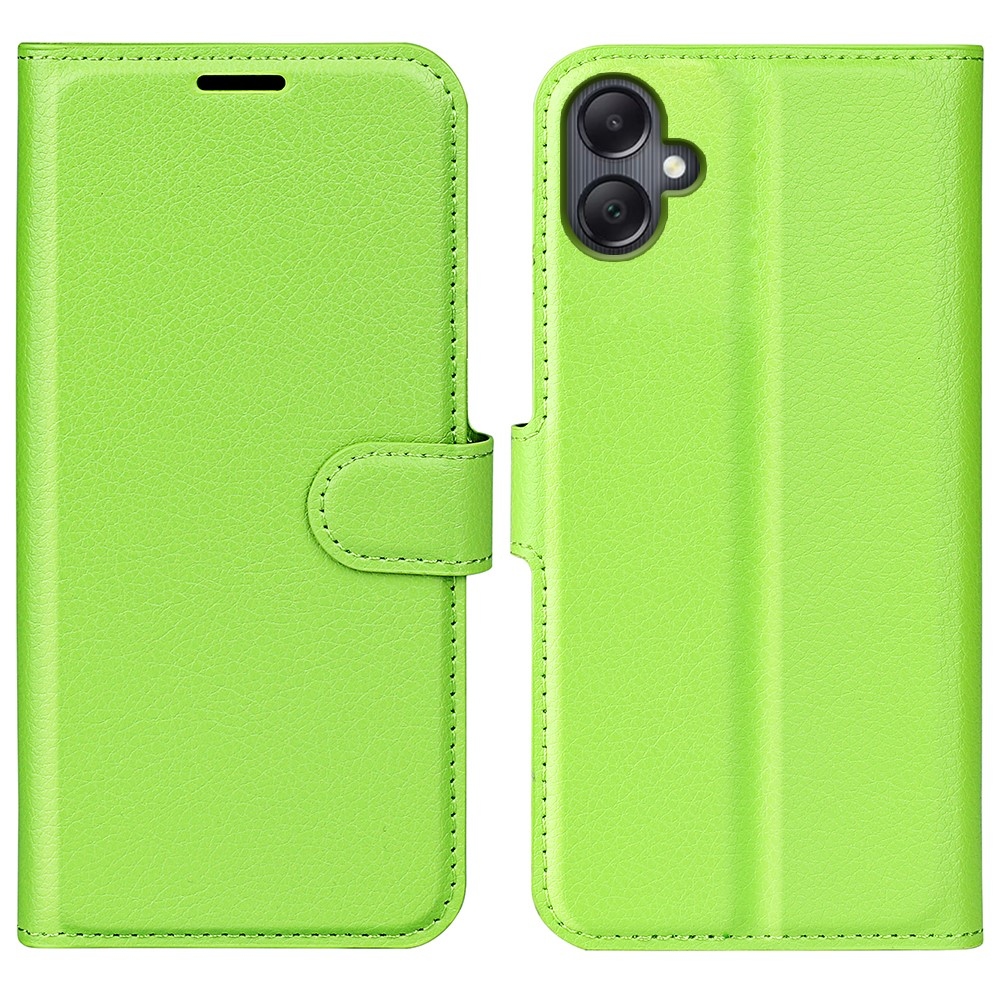 Litchi könyv tok Samsung Galaxy A06 4G - zöld