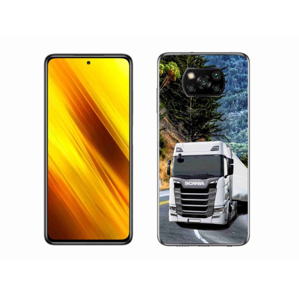Gél borítás mmCase a Xiaomi Poco X3 Pro számára - teherautó 1