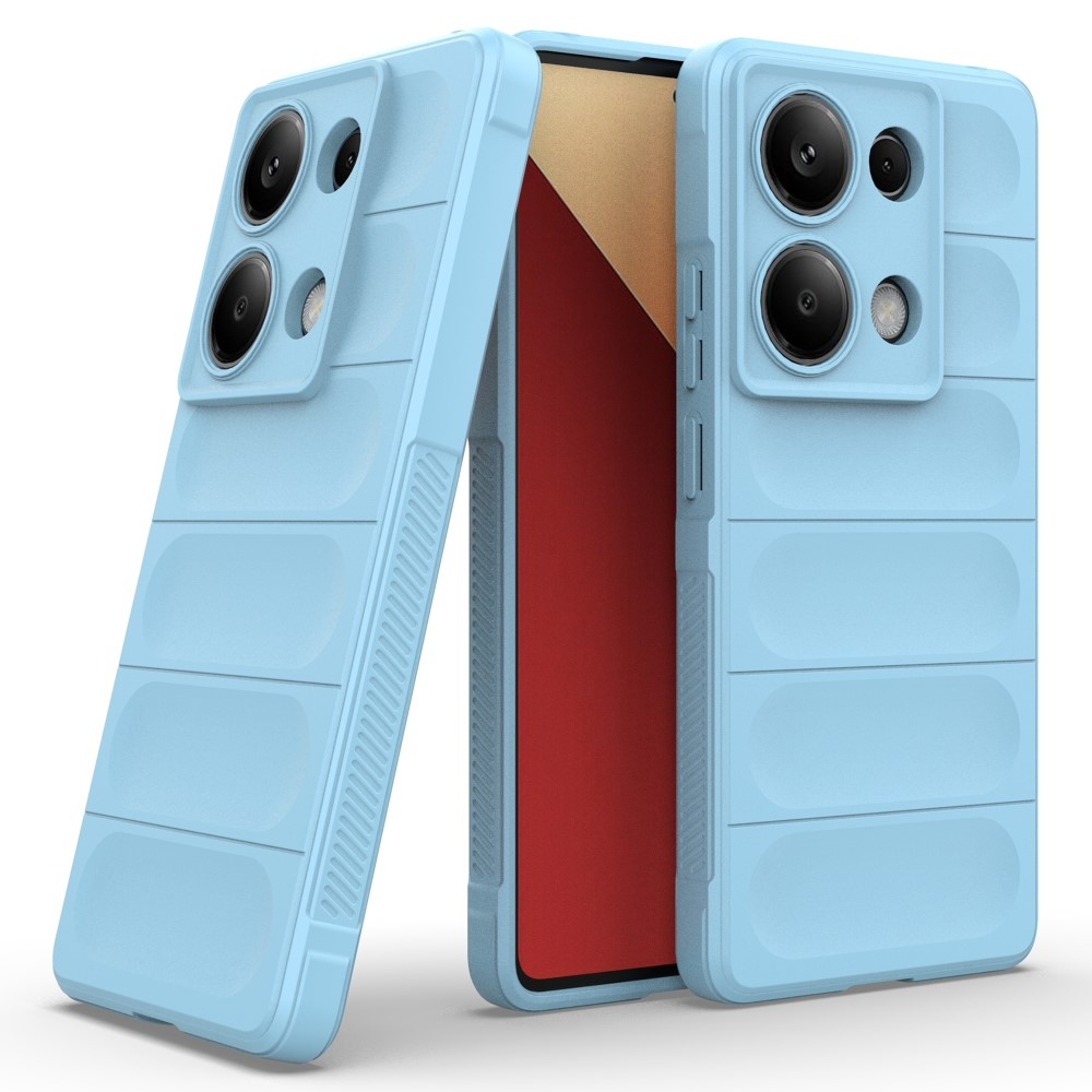 Rugg tartós zselés tok Xiaomi Redmi Note 13 Pro 4G/Poco M6 Pro - világoskék színben