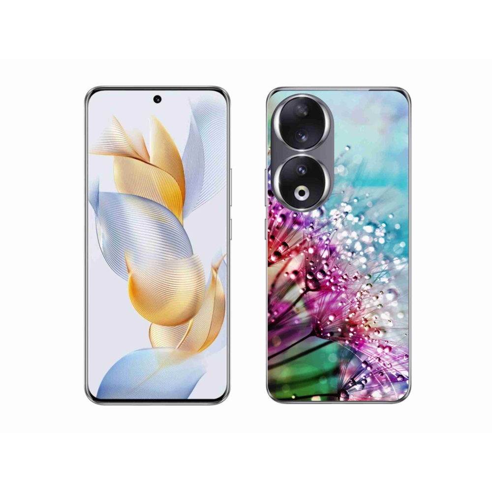 Zselés borító mmCase a Honor 90-hez - színes virágok