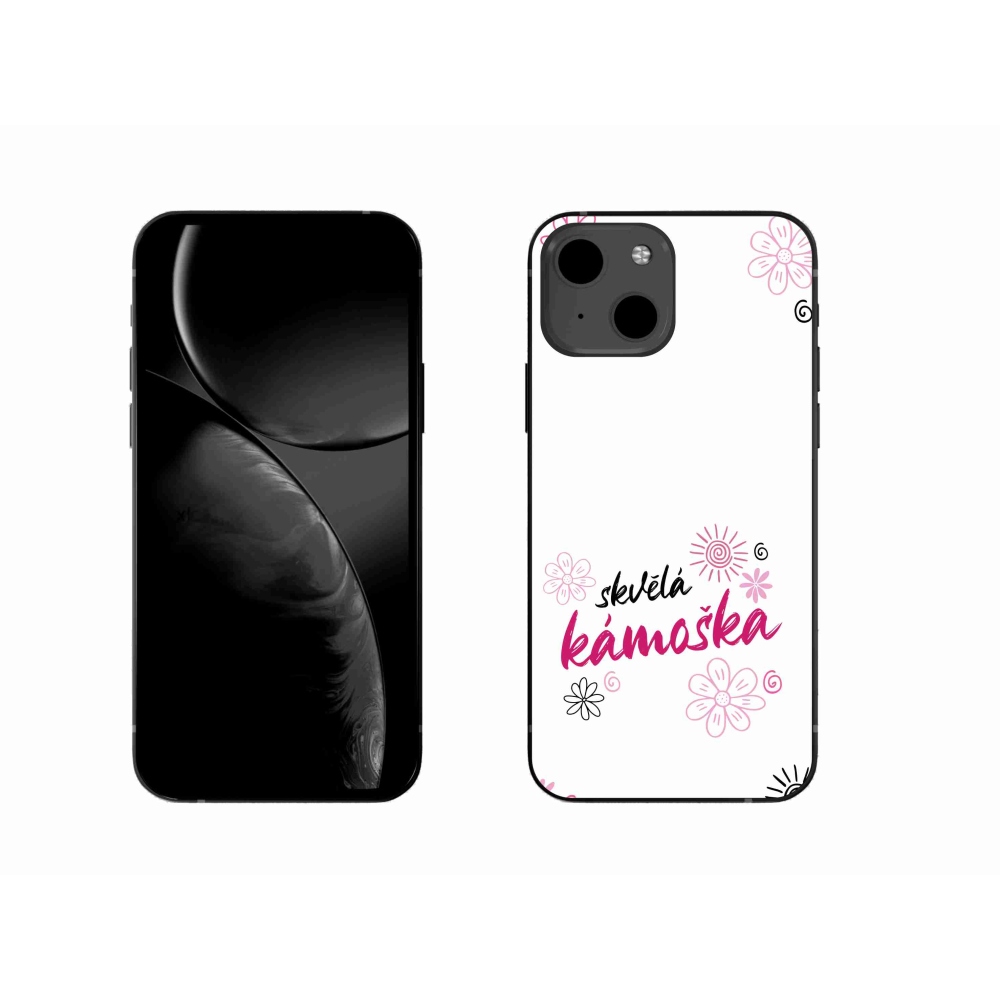 Gél borítás mmCase iPhone 13 6.1 készülékhez - nagyszerű haver fehér háttérrel