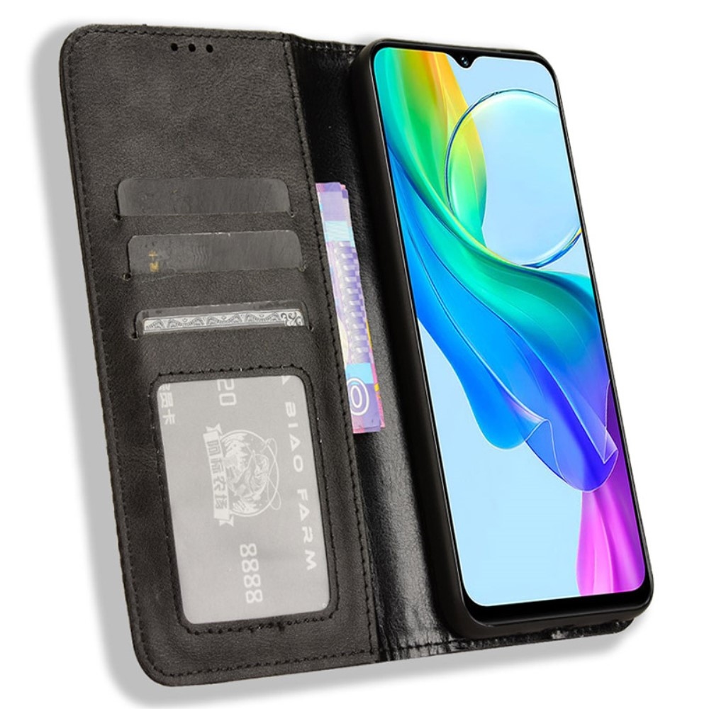 Könyvtáska a Vivo Y28s 5G készülékhez - fekete