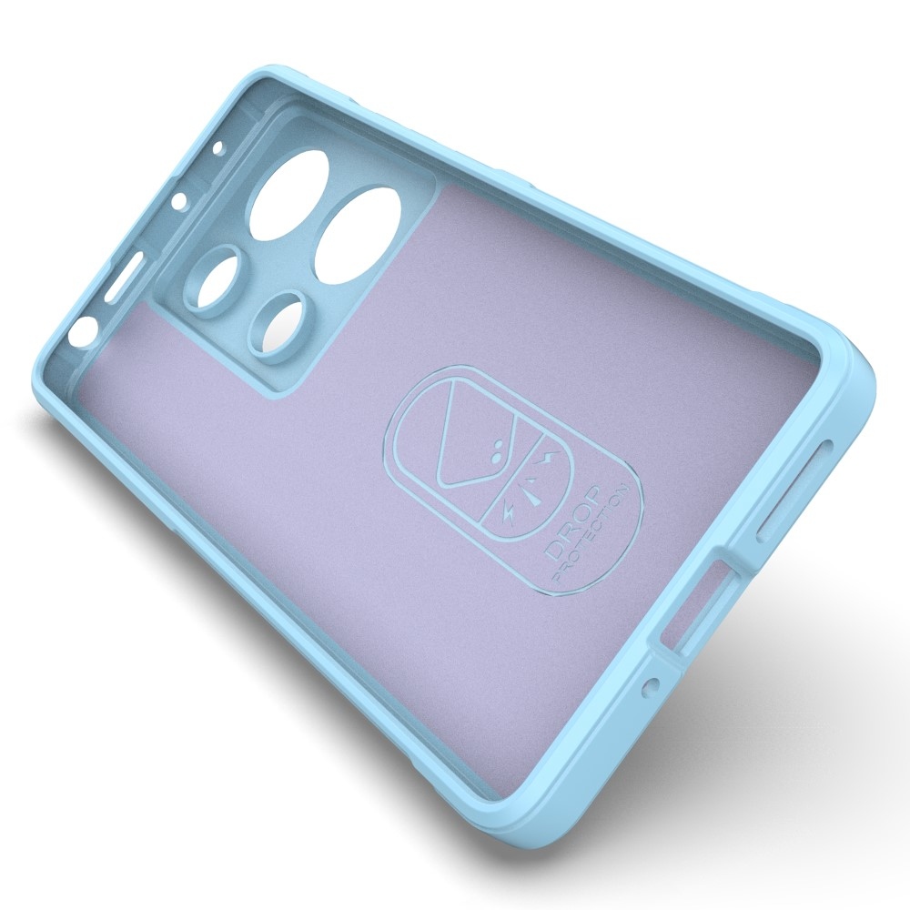 Rugg tartós zselés tok Xiaomi Redmi Note 13 Pro 4G/Poco M6 Pro - világoskék színben