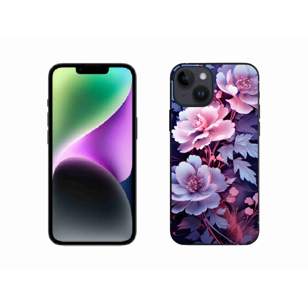 Zselés borítás mmCase iPhone 14 - virágok 11
