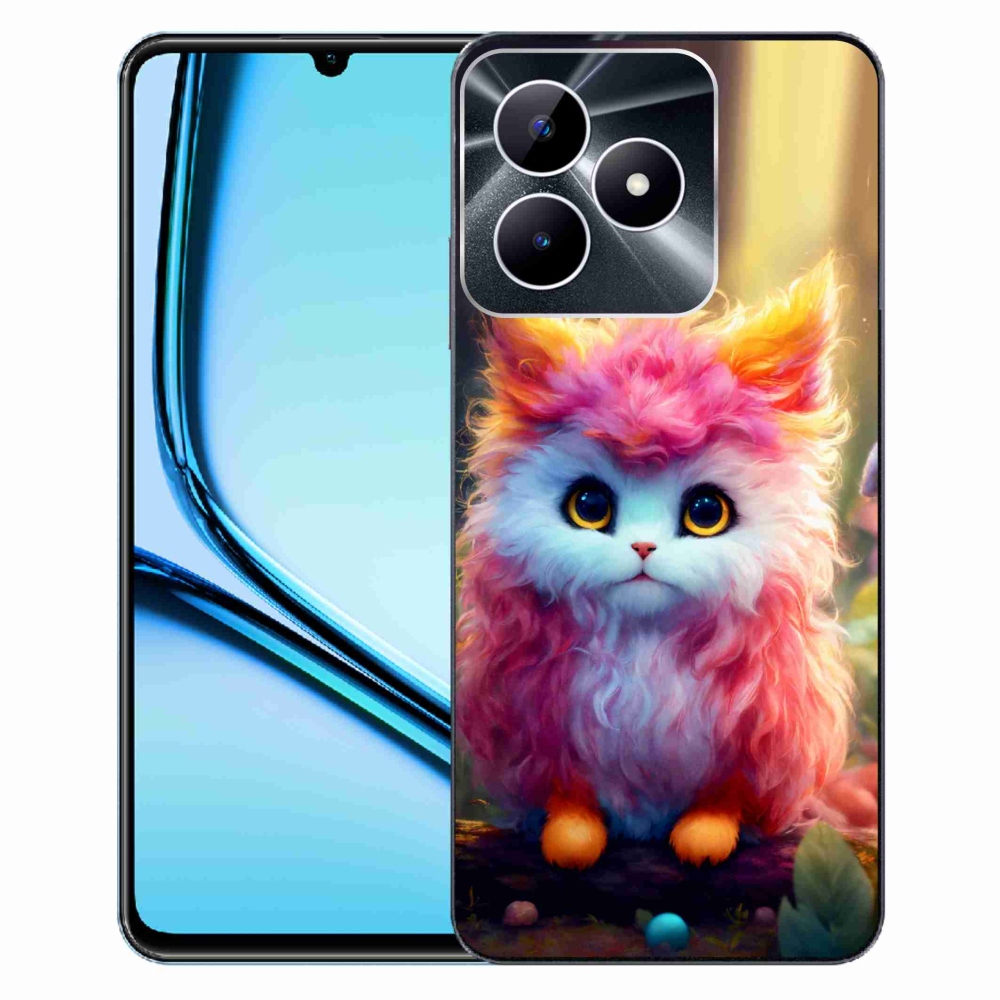 Gél borító mmCase a Realme Note 50 készülékhez - aranyos cica 5