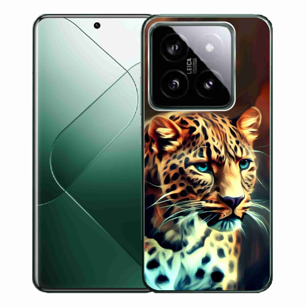 Gél borítás mmCase a Xiaomi 14 Pro-hoz - leopárd