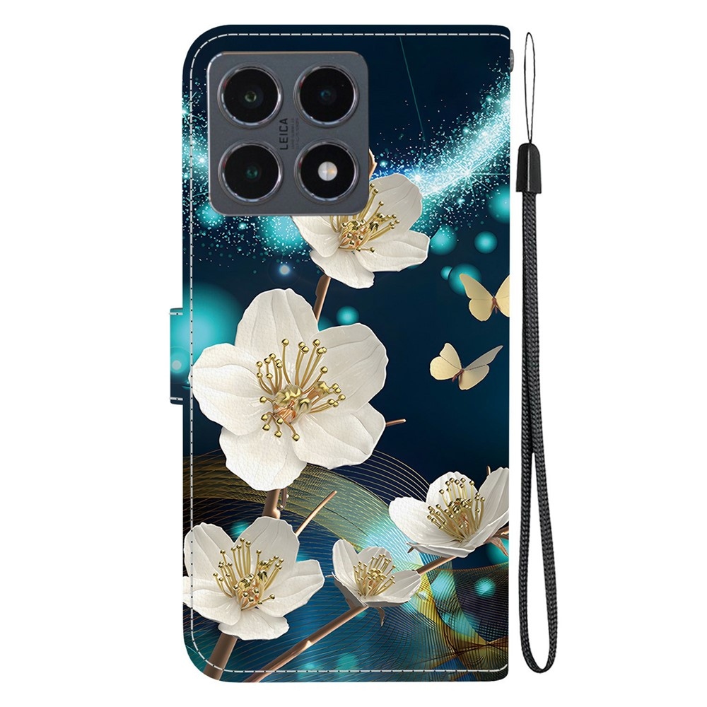 Sokoldalú könyvtáska Xiaomi 15T-hez - magnólia