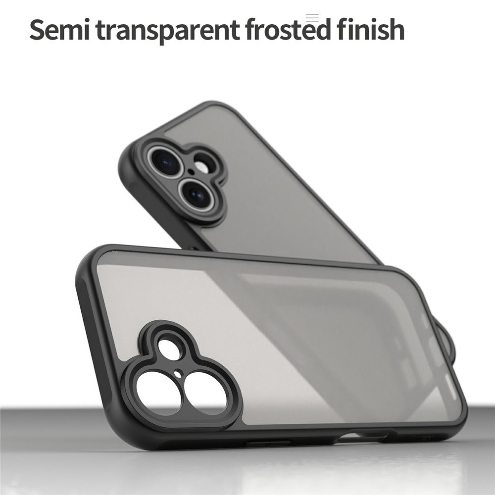 Proof gél tok fix hátlappal iPhone 17 készülékhez - fekete