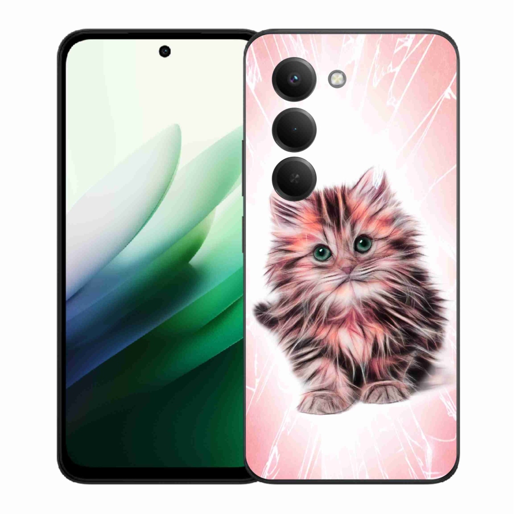 Gél borítás mmCase a Xiaomi Redmi 15 5G-hez - aranyos cica