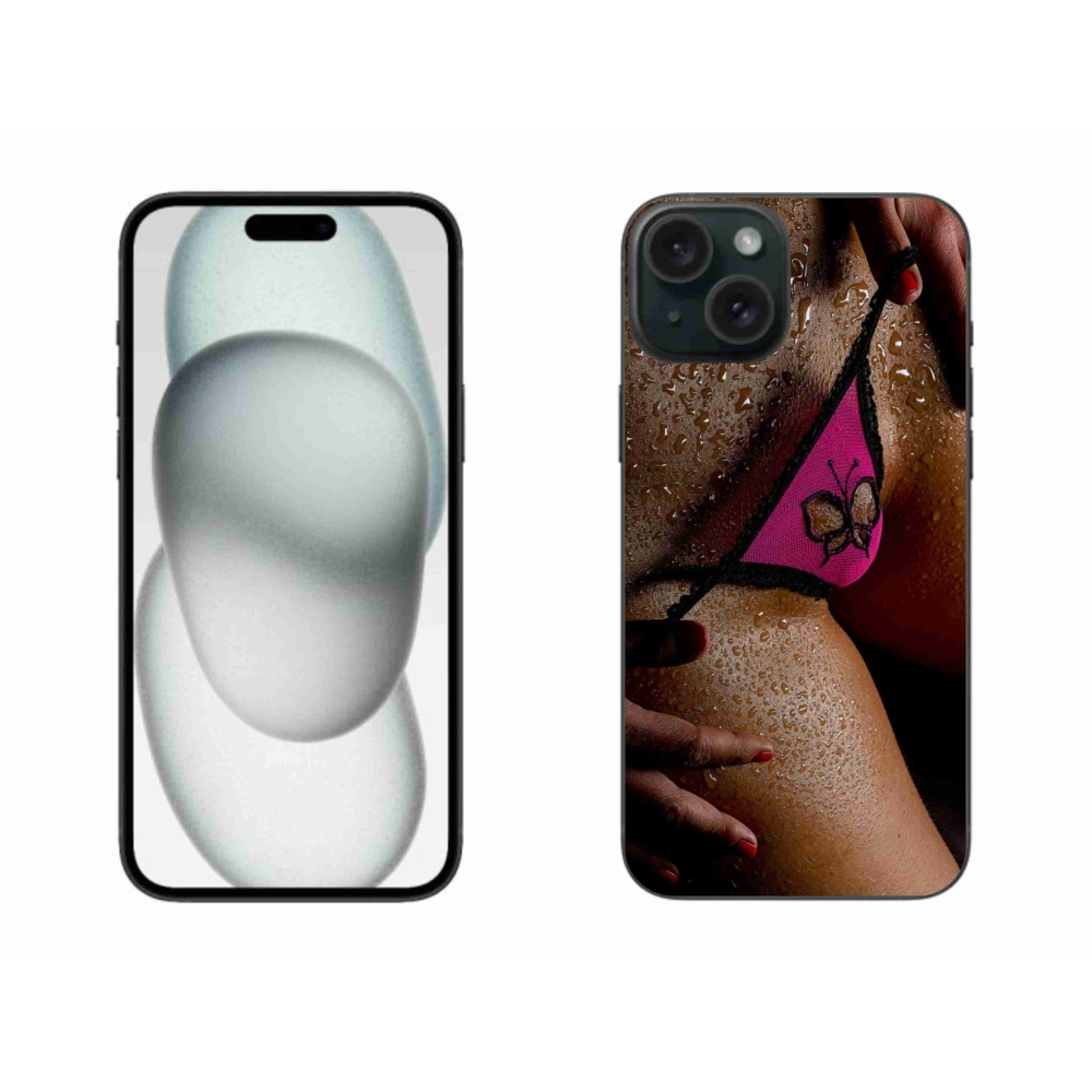 Gél borítás mmCase iPhone 15 Plus készülékhez - szexi nő