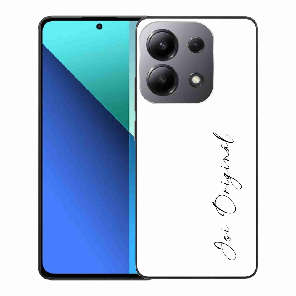 Gél borító mmCase a Xiaomi Redmi Note 13 - te vagy az eredeti fehér háttérrel