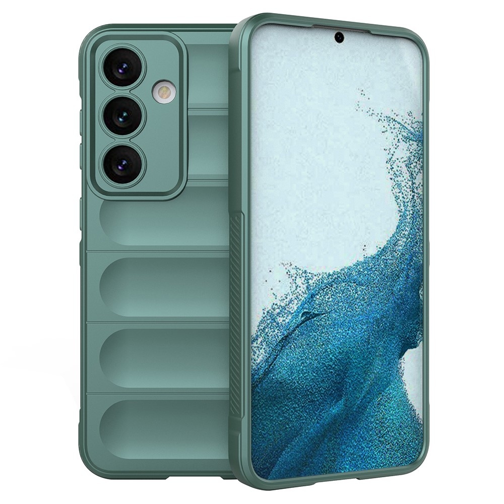 Rugg tartós zselés tok Samsung Galaxy S24 készülékhez - zöld