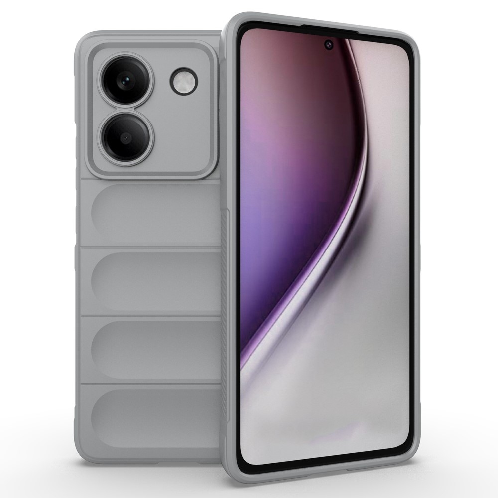 Rugg tartós zselés tok Xiaomi Poco M7 Pro 5G - világosszürke