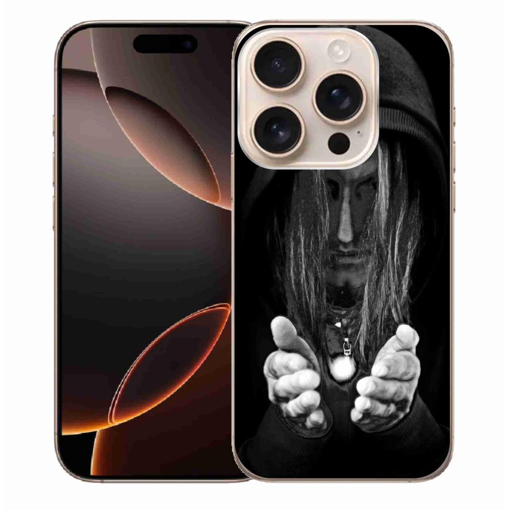 Gél borítás mmCase iPhone 16 Pro Max készülékhez - titokzatos személy