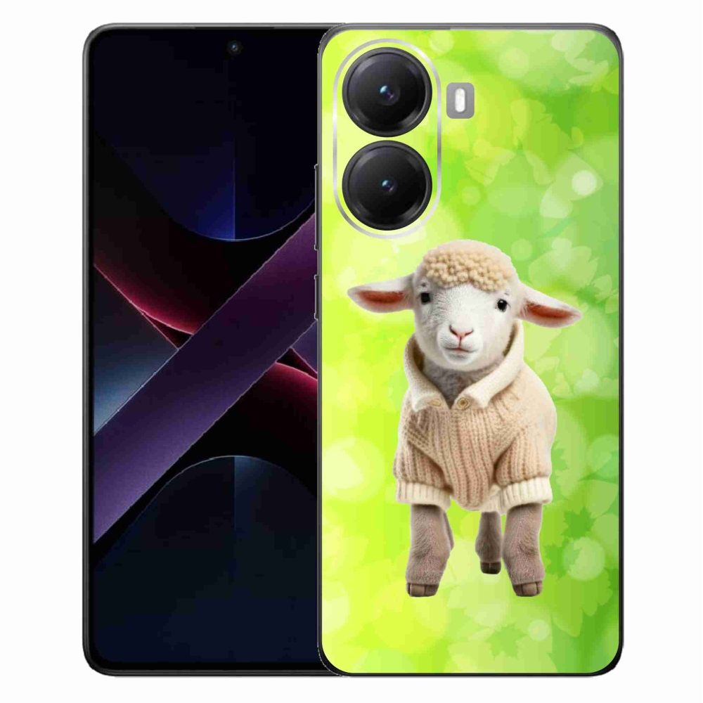 Gél borítás mmCase a Xiaomi Poco X7 Pro 5G-hez - bárány pulóverben