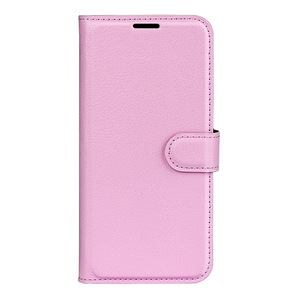 Litchi könyv tok Samsung Galaxy S25 Edge készülékhez - rózsaszín
