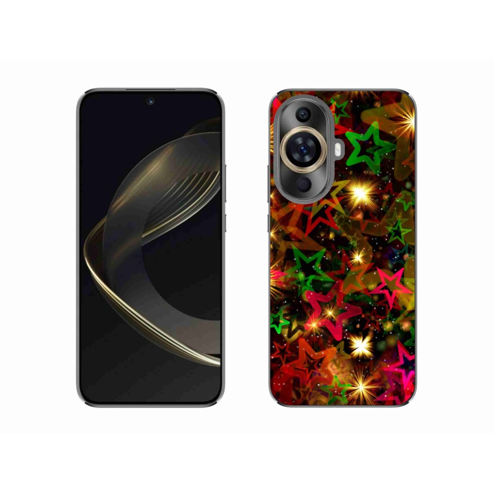 Gél borítás mmCase a Huawei Nova 11-en - színes csillagok