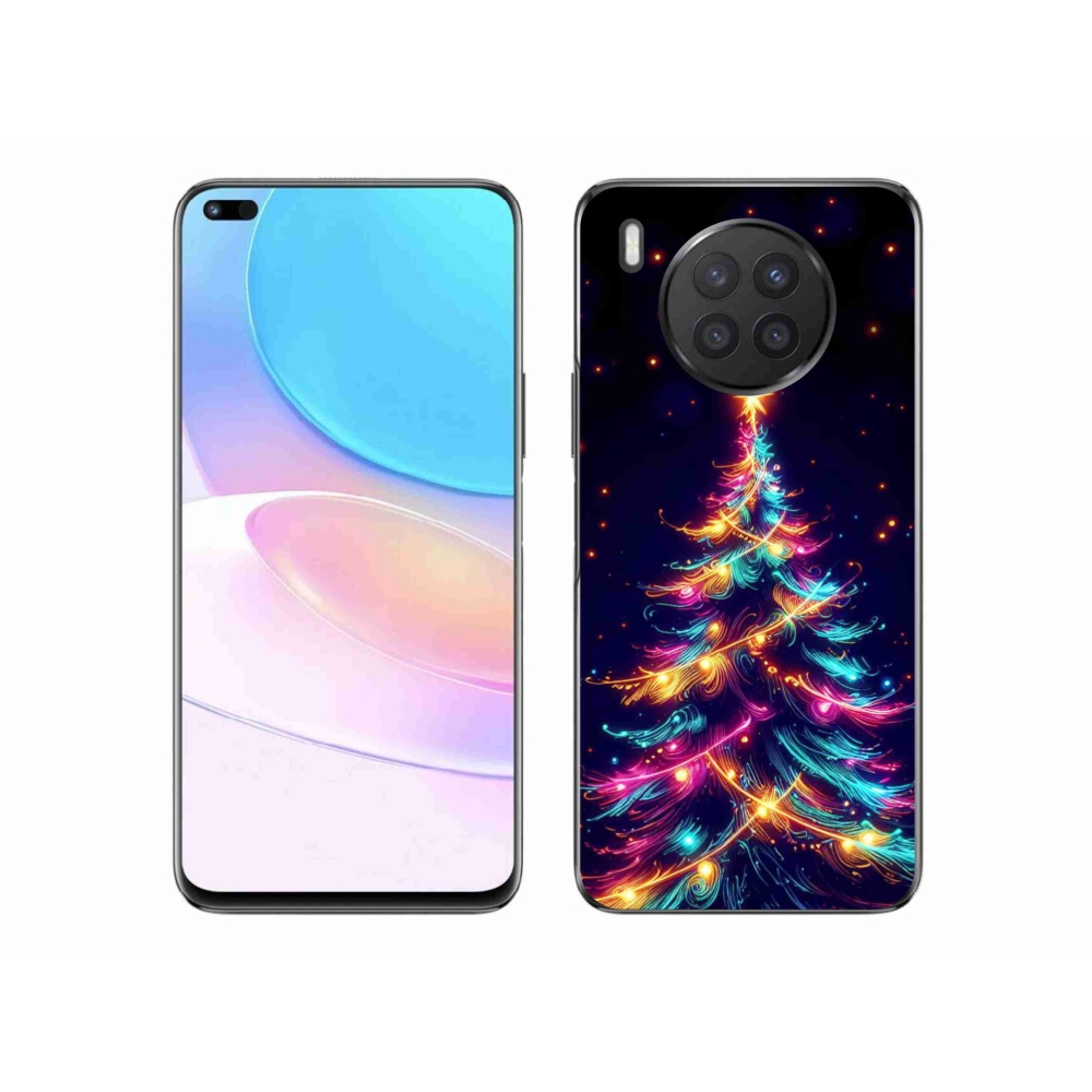 Gél borítás mmCase a Honor 50 Lite készülékhez - neon karácsonyfa