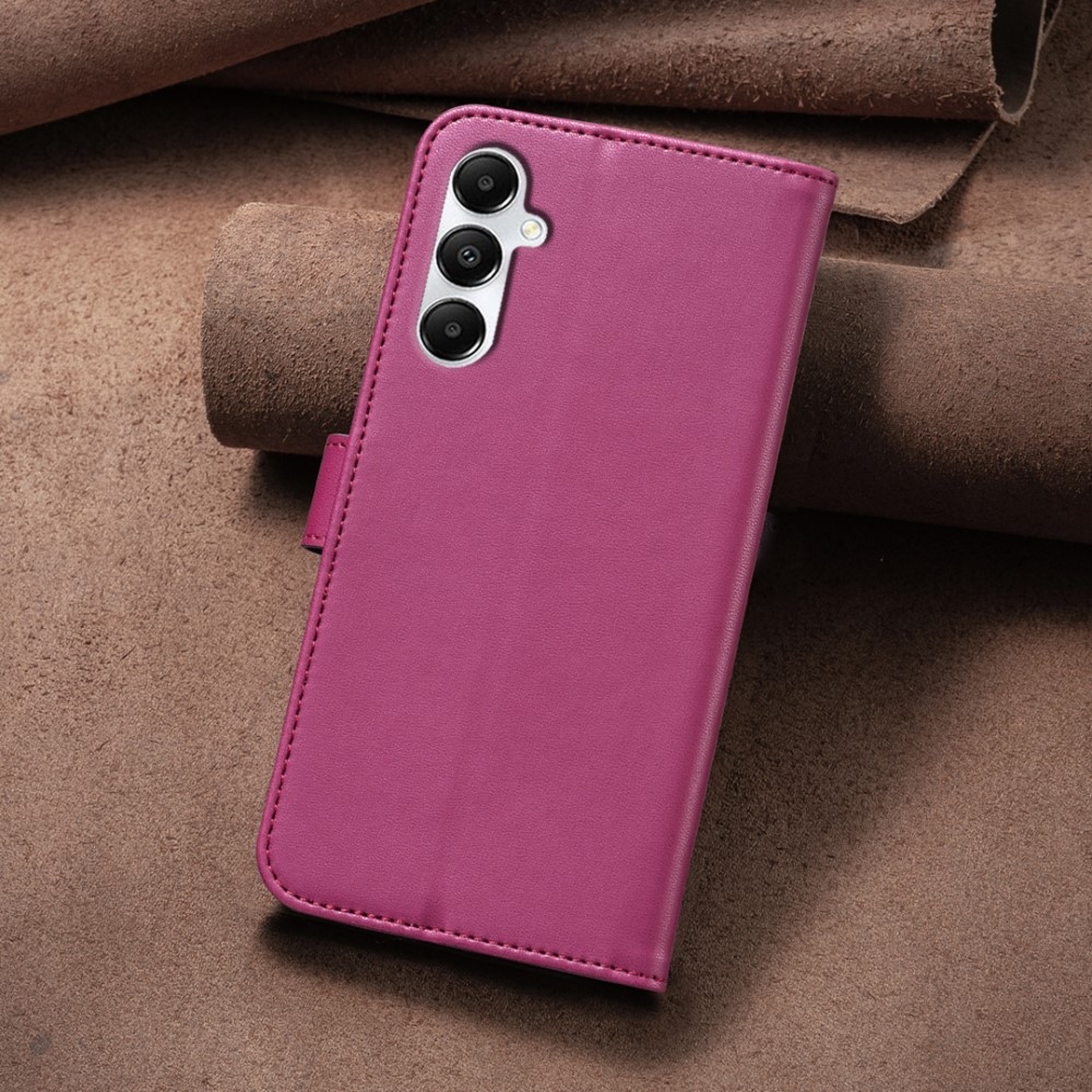 Clover könyv tok Samsung Galaxy A56 5G-hez - rózsaszínű